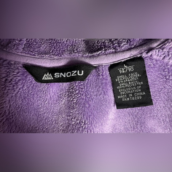 Snozu Plush Purple Jacket - Picture 9 of 10